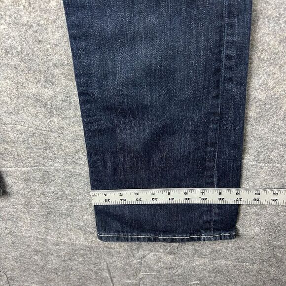 True Religion Jeans Womens 31 Bootcut Dark Wash Embellished Button Flap Pockets - Picture 11 of 16
